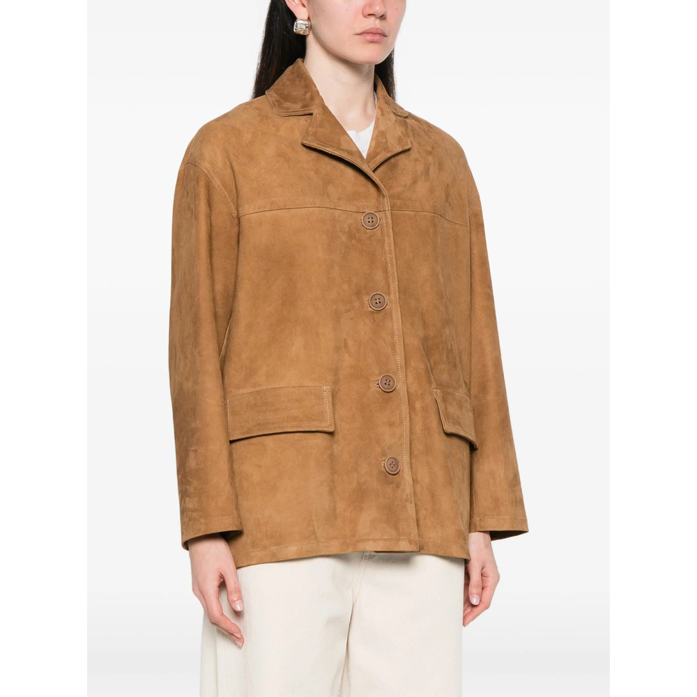 [Santoro] Leather Jacket SS26 50157-D  TIMBE