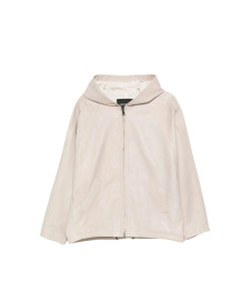 [SIMONETTA RAVIZZA] Leather Jacket SS26 S06JA391L16  NATUR