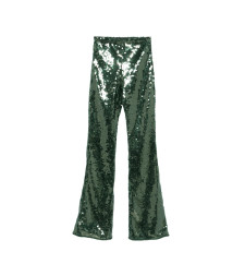 [OSEREE] Trousers SS26 MPS261 SEQUINS GREEN