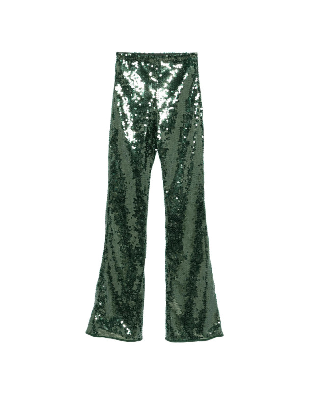 [OSEREE] Trousers SS26 MPS261 SEQUINS GREEN
