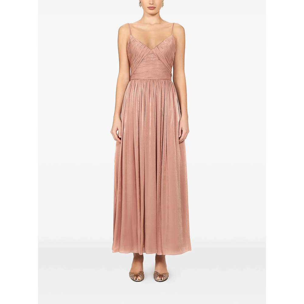 [COSTARELLOS] Sleeveless dress SS26 PS2617 LUREX GEOR POUDR