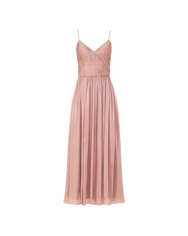 [COSTARELLOS] Sleeveless dress SS26 PS2617 LUREX GEOR POUDR