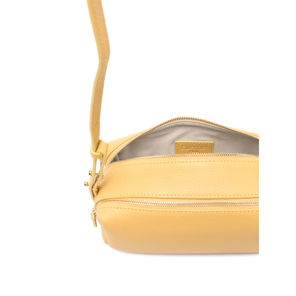 [ELLEME] Cross body bag SS26 MINI TROUSSE PEB LEATHE MUSTA