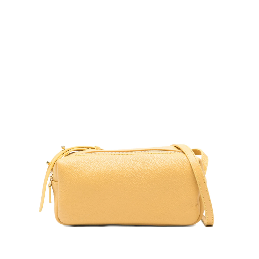 [ELLEME] Cross body bag SS26 MINI TROUSSE PEB LEATHE MUSTA