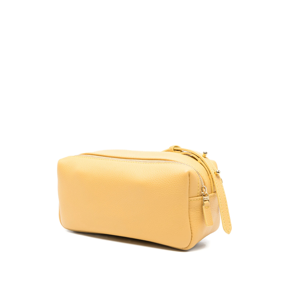 [ELLEME] Cross body bag SS26 MINI TROUSSE PEB LEATHE MUSTA