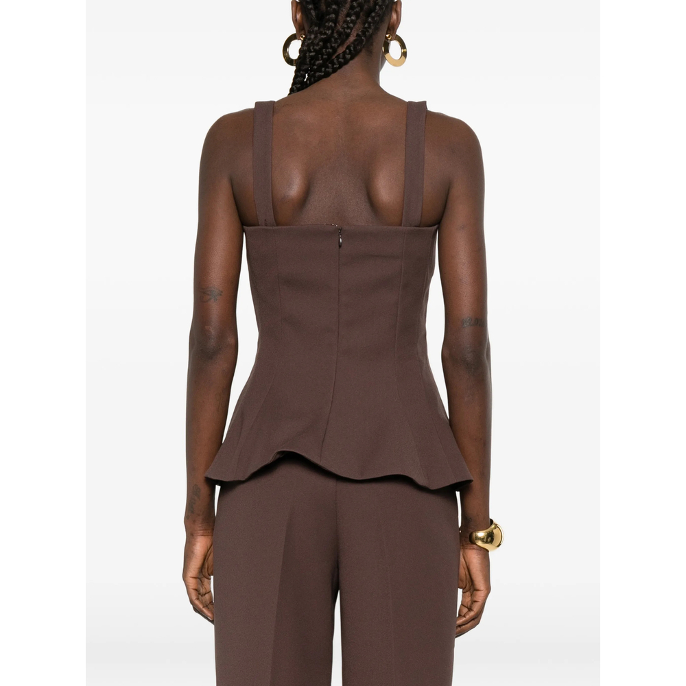 [Stine Goya] T-shirts Sleeveless SS26 SGT168 2330 COCOA