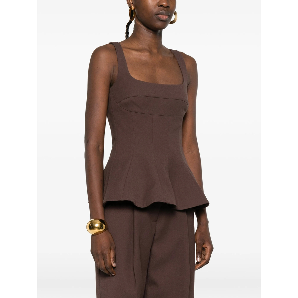 [Stine Goya] T-shirts Sleeveless SS26 SGT168 2330 COCOA