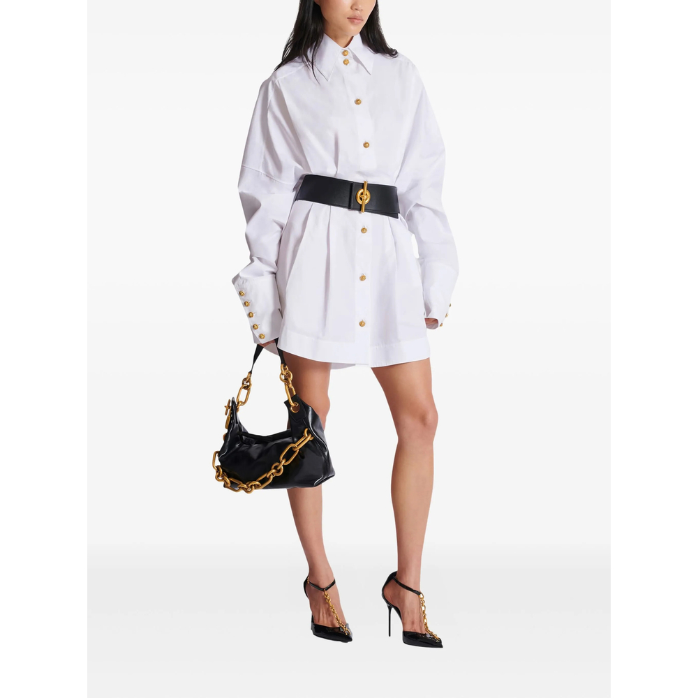 [Balmain] Long sleeve dress SS26 GF1R9412 CB09 0FB