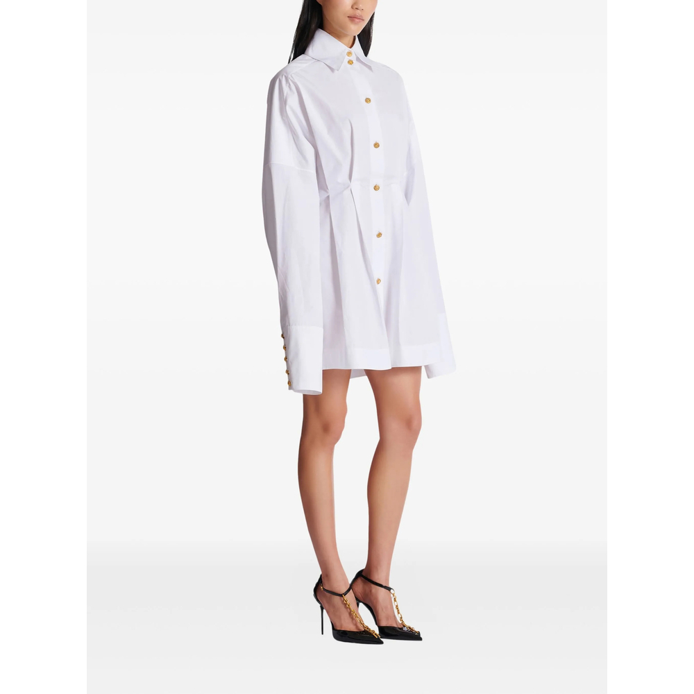 [Balmain] Long sleeve dress SS26 GF1R9412 CB09 0FB