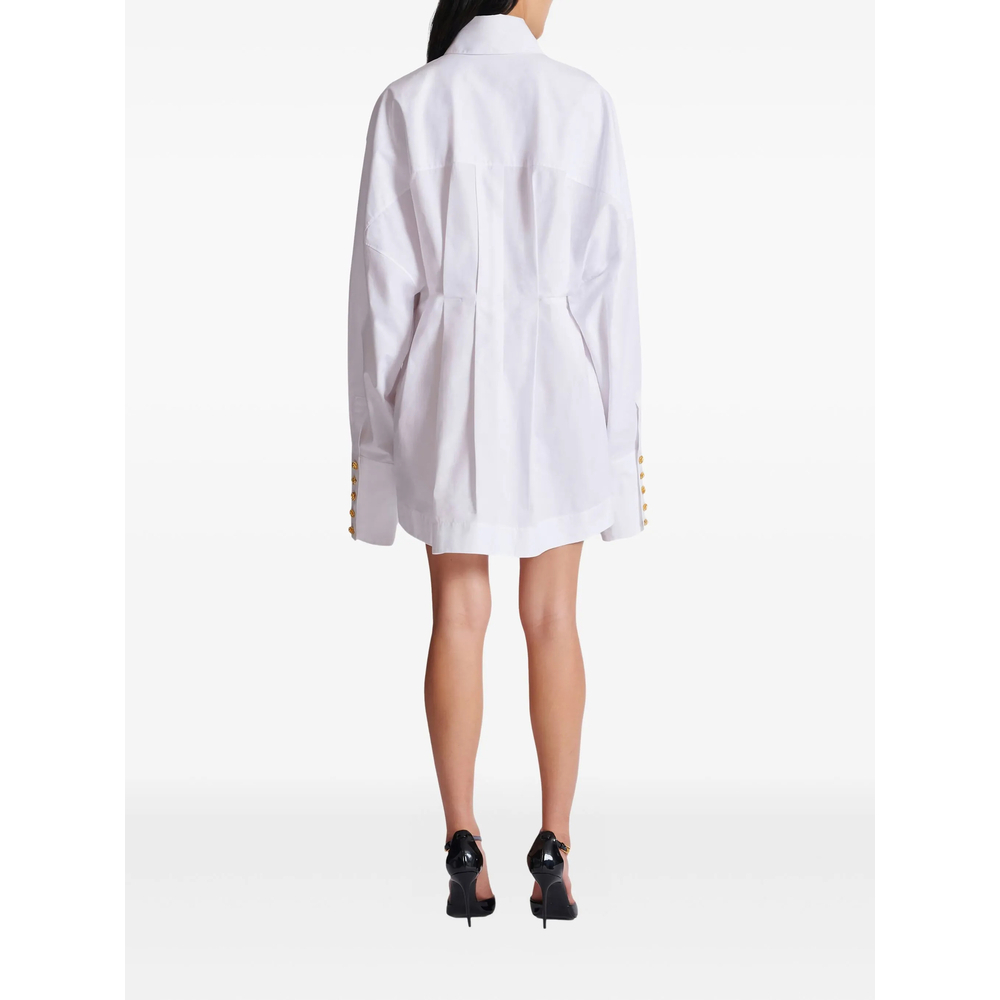 [Balmain] Long sleeve dress SS26 GF1R9412 CB09 0FB