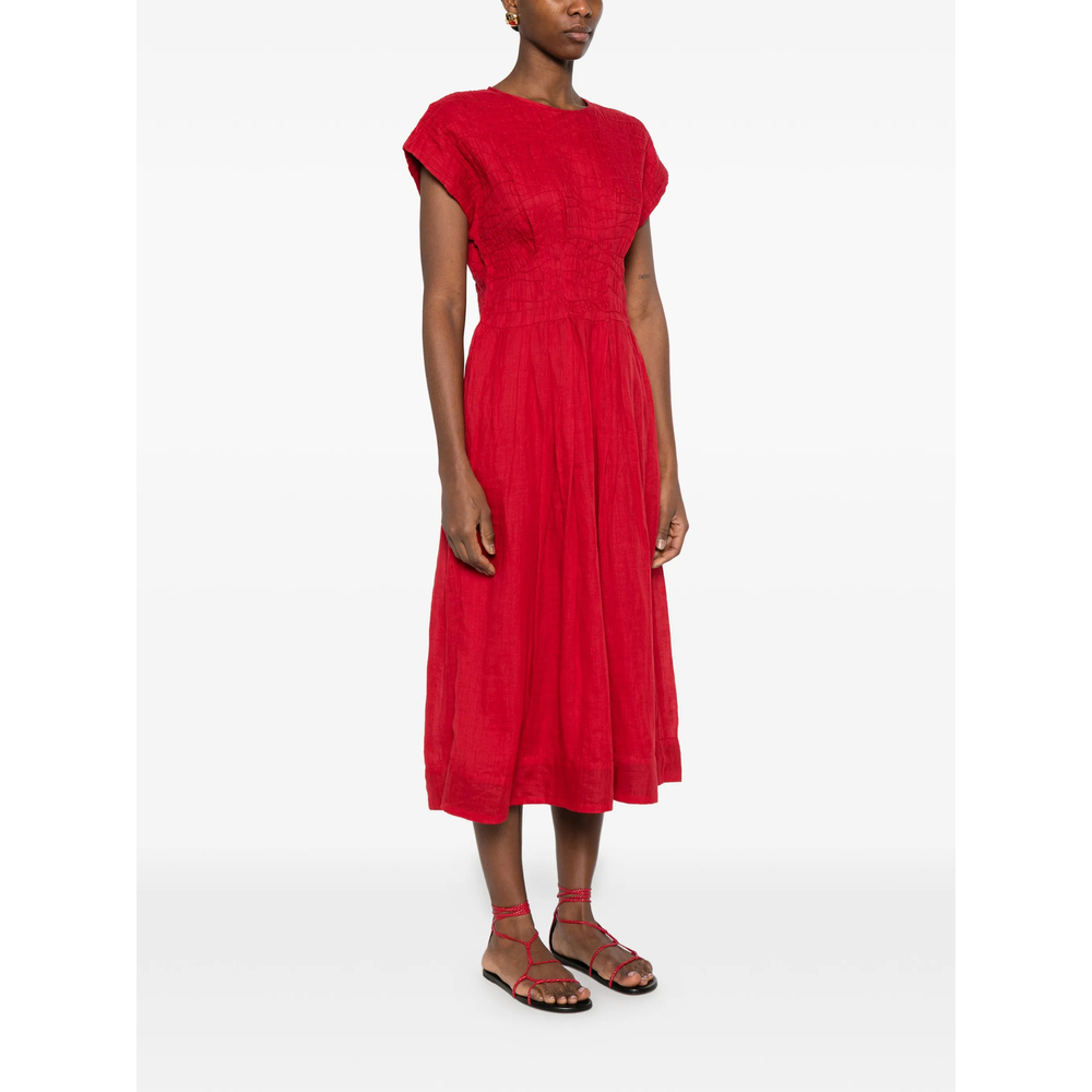 [Sea] Short sleeve dress SS26 RS26-041  RED