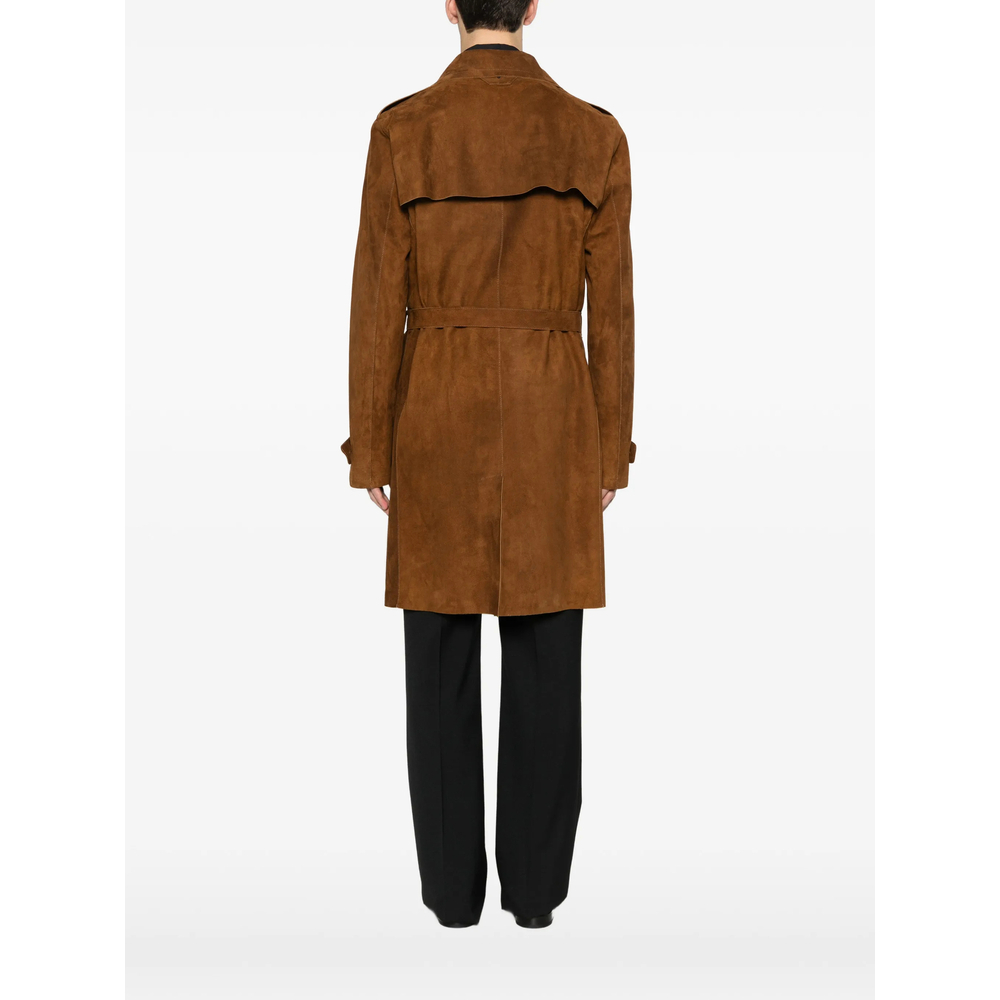 [Santoro] Leather Jacket SS26 50670-U  TOBAC