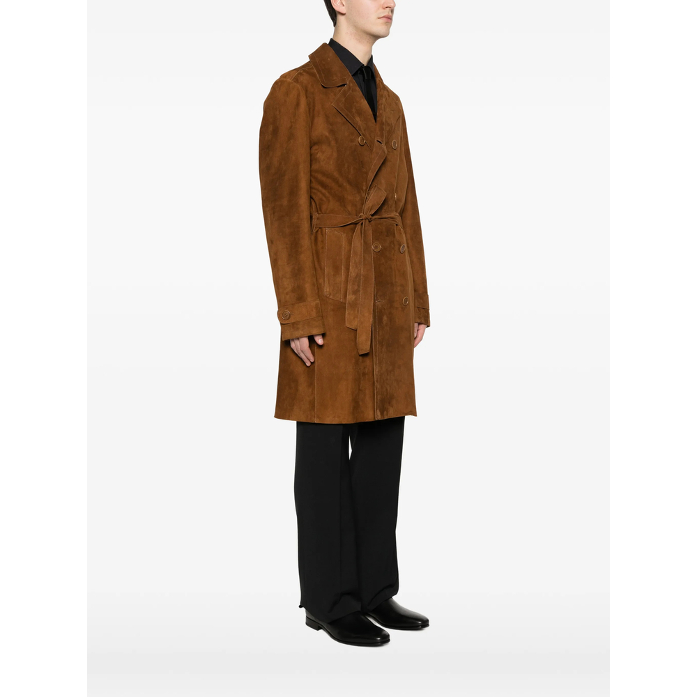 [Santoro] Leather Jacket SS26 50670-U  TOBAC