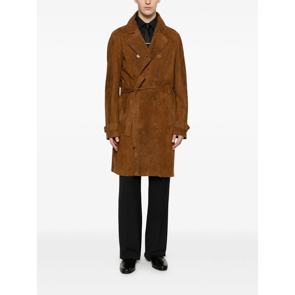 [Santoro] Leather Jacket SS26 50670-U  TOBAC