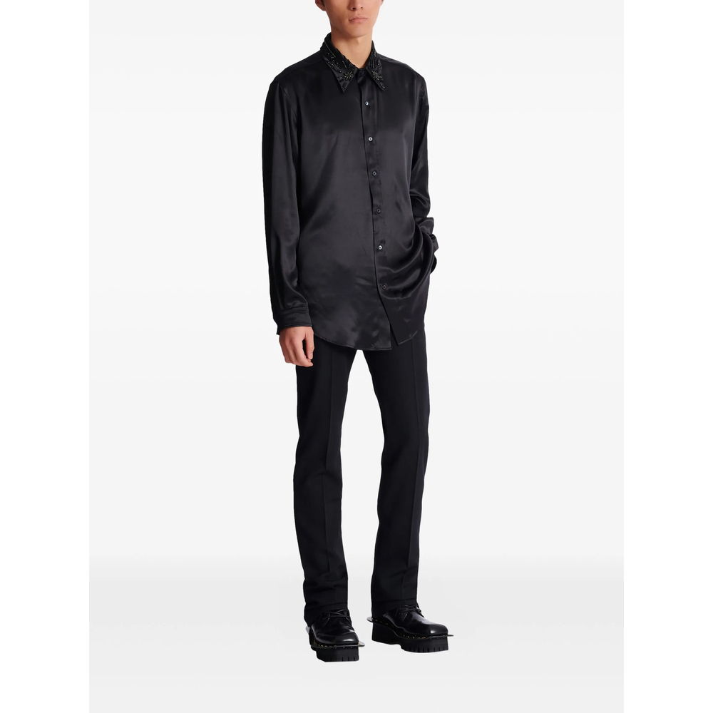 [Balmain] Shirts Long Sleeve SS26 GH1HS498 PD31 EAP