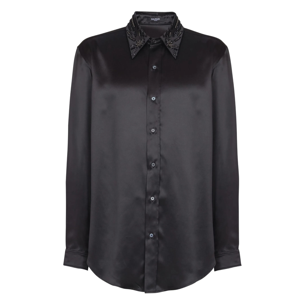 [Balmain] Shirts Long Sleeve SS26 GH1HS498 PD31 EAP