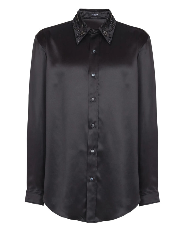 [Balmain] Shirts Long Sleeve SS26 GH1HS498 PD31 EAP