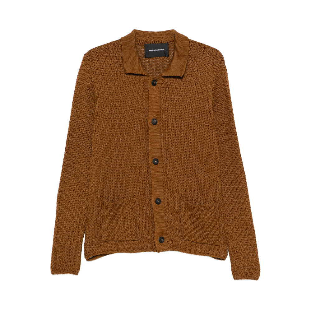 [TAGLIATORE] Cardigan SS26 PWE26-02 PAULIE RUST