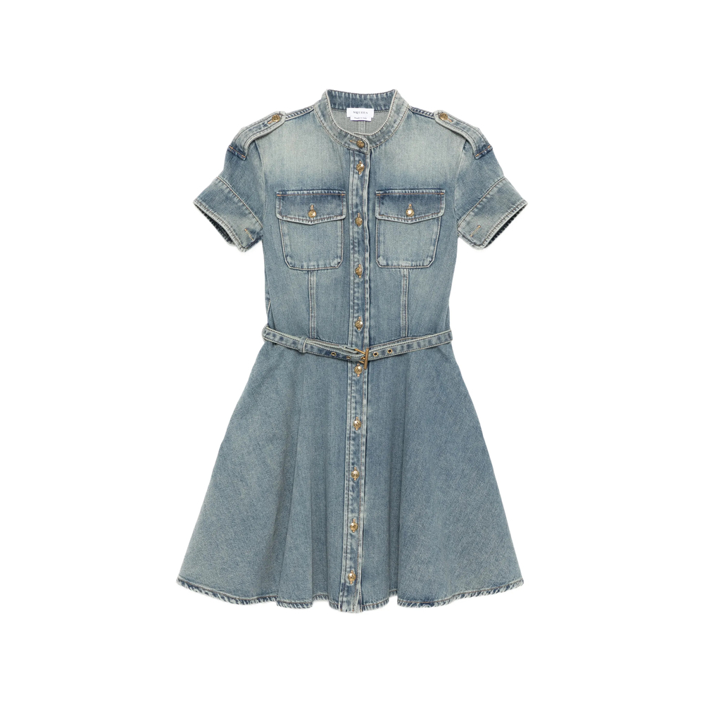 [Alexander McQueen] Short sleeve dress SS26 857116 QMAD1 4383