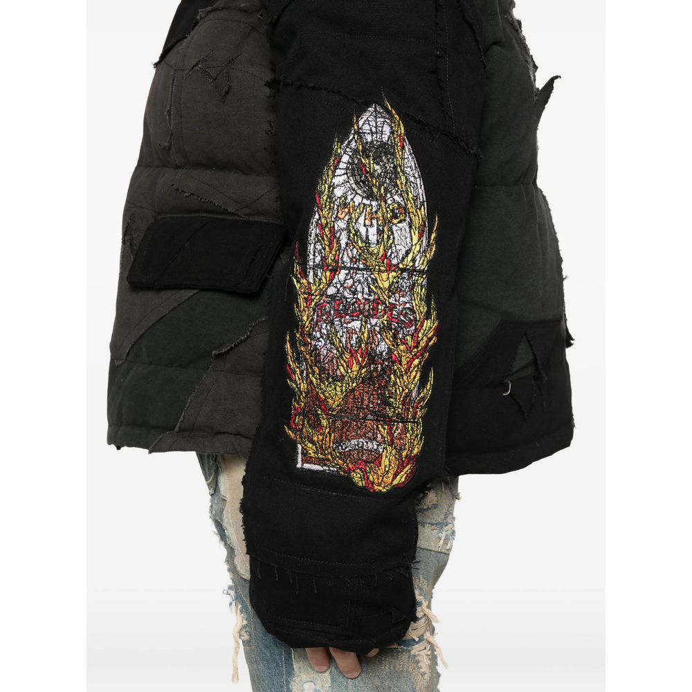 [Who Decides War] Down Jacket FW25 UPCYCLED PARKA  COAL