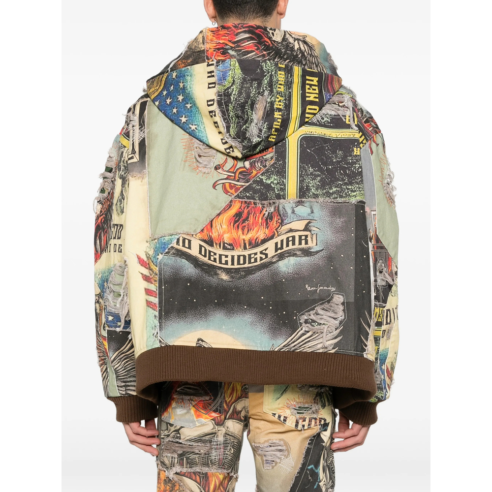 [Who Decides War] Casual Jacket FW25 VINTAGE ZIP UP  MULTI