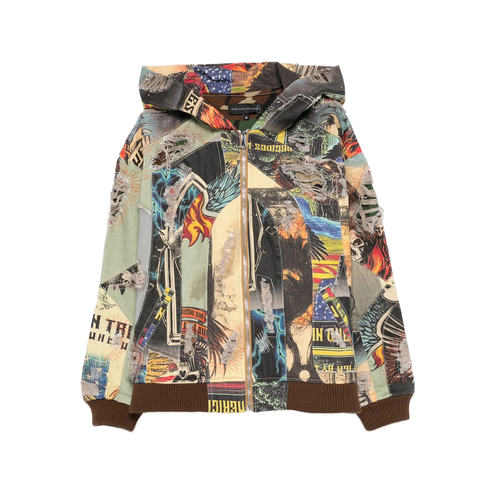 [Who Decides War] Casual Jacket FW25 VINTAGE ZIP UP  MULTI
