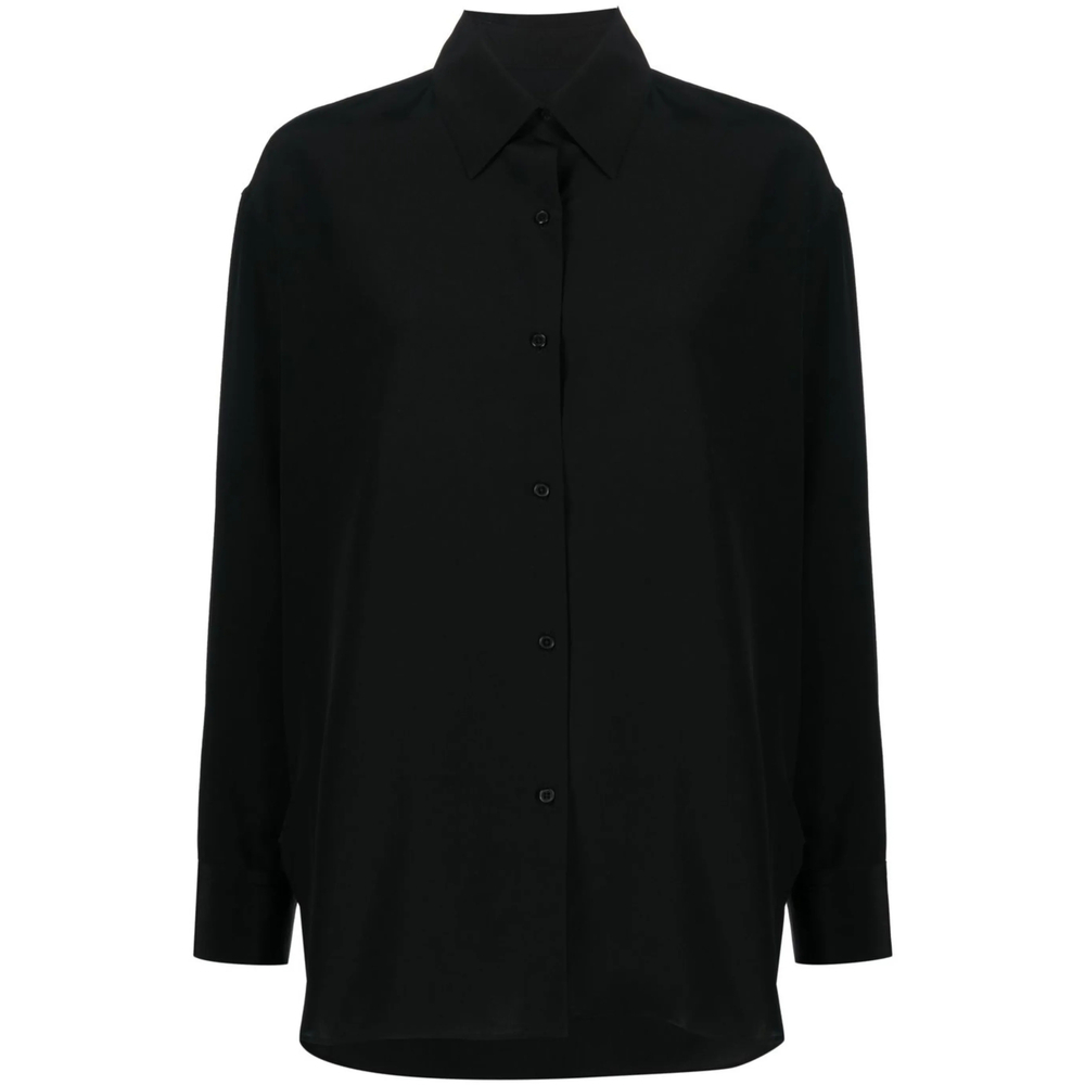 [Nili Lotan] Shirts Long Sleeve SS26 12004-W325 JULIEN BLACK