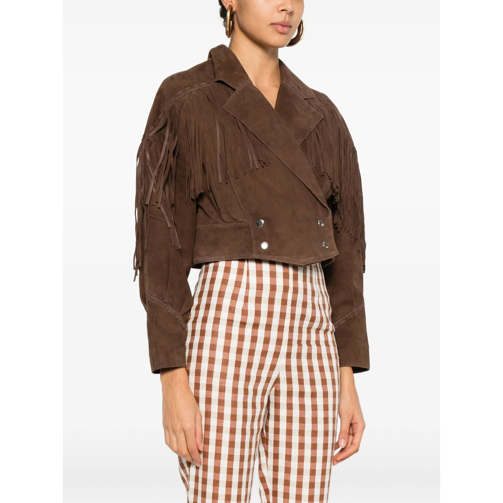 [Rixo] Blazer SS26 DARRAGH  BROWN