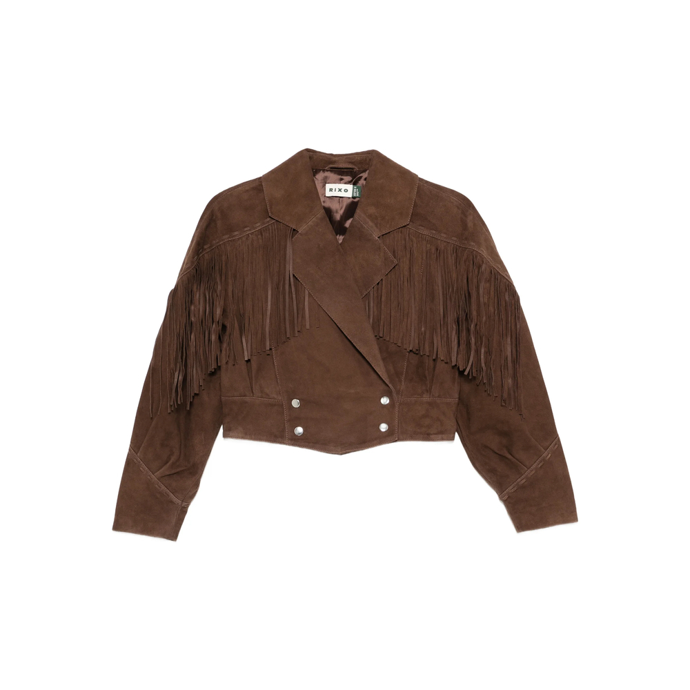 [Rixo] Blazer SS26 DARRAGH  BROWN