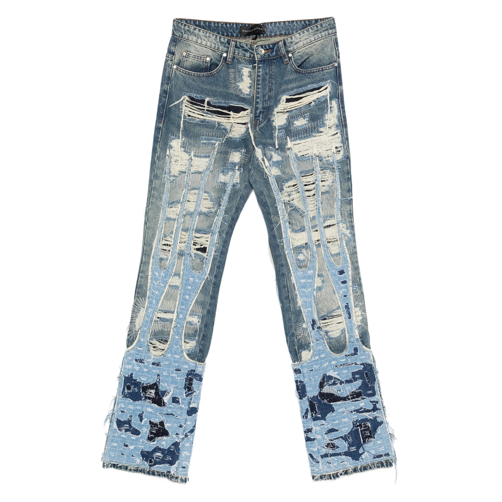 [Who Decides War] Jeans FW25 FLAME BORD DEN  DENIM