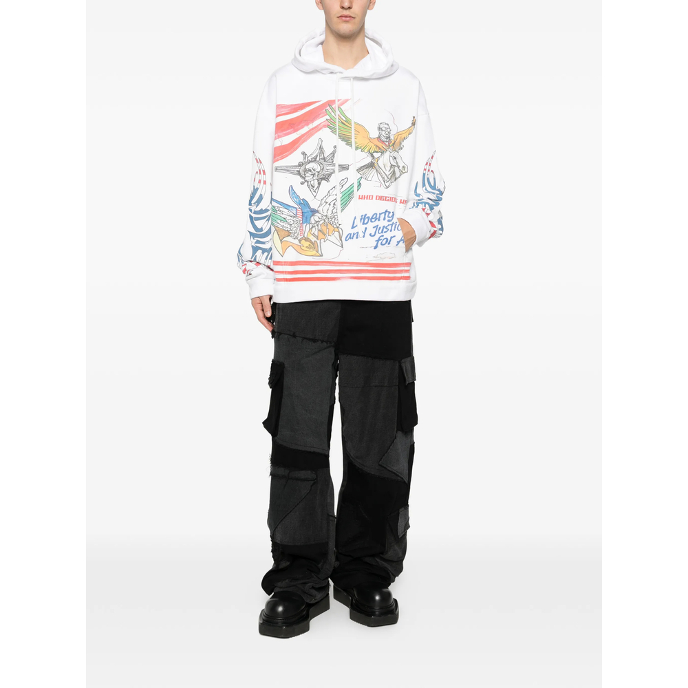 [Who Decides War] Hoodie FW25 LIBERTY HOODED  CLOUD