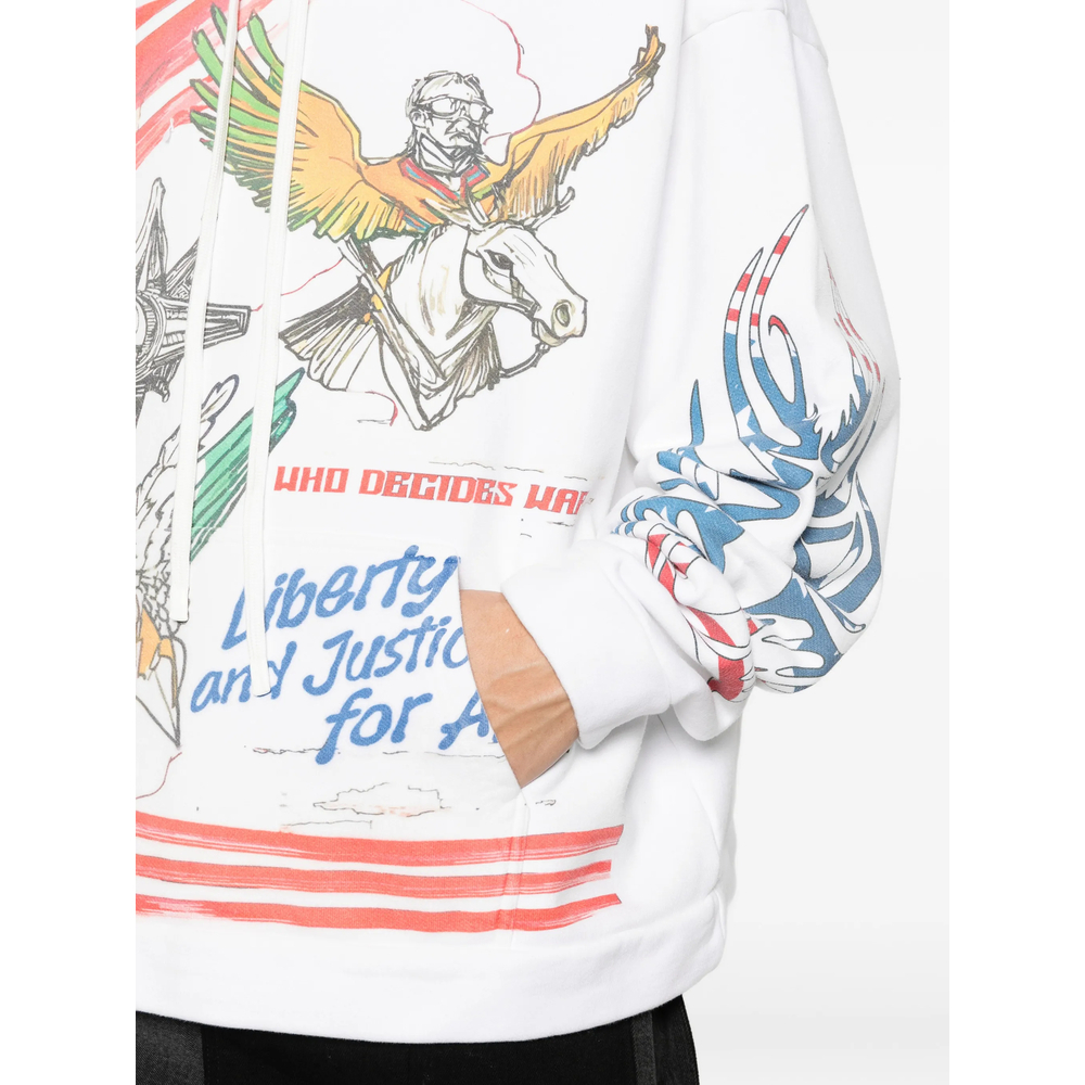 [Who Decides War] Hoodie FW25 LIBERTY HOODED  CLOUD