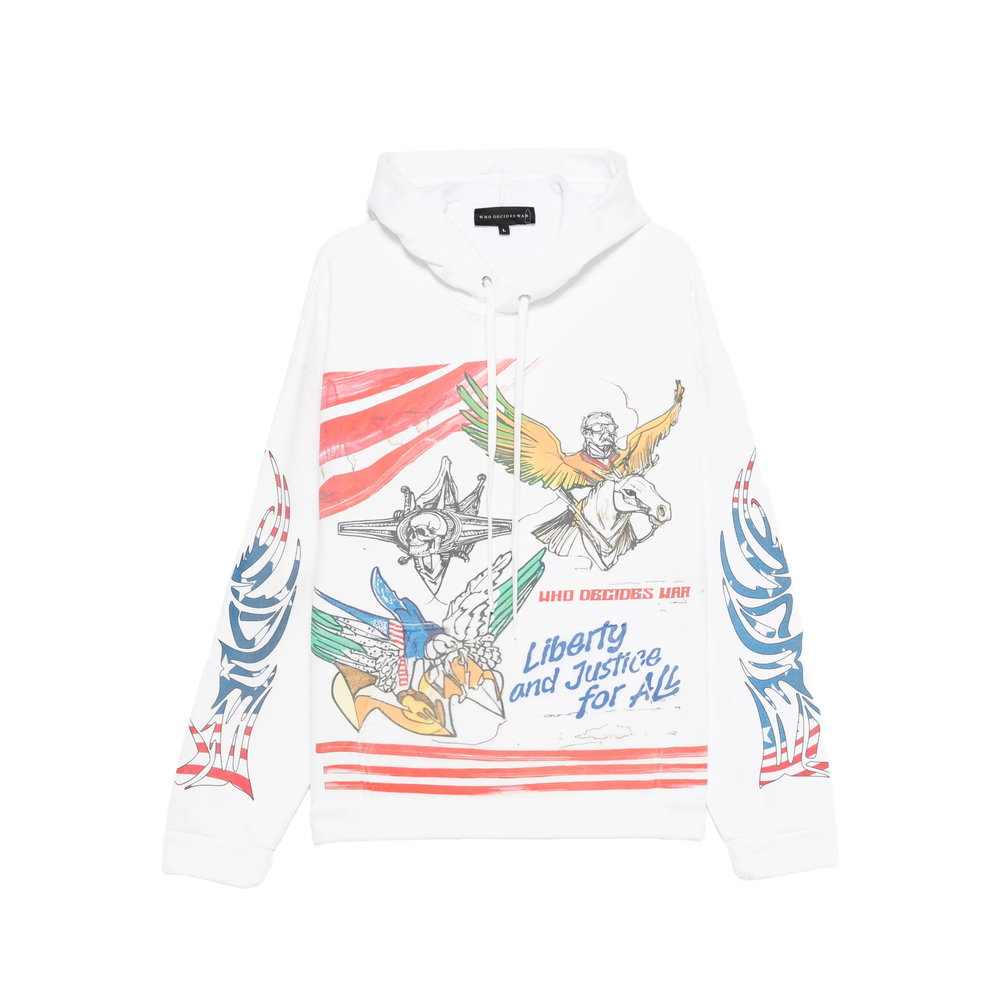 [Who Decides War] Hoodie FW25 LIBERTY HOODED  CLOUD