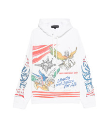 [Who Decides War] Hoodie FW25 LIBERTY HOODED  CLOUD