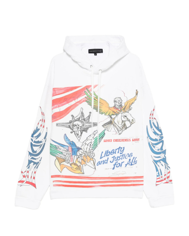 [Who Decides War] Hoodie FW25 LIBERTY HOODED  CLOUD