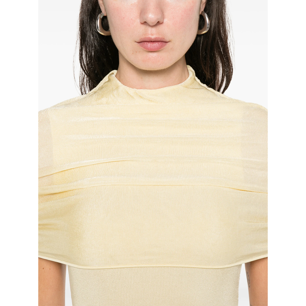 [Roland Mouret] Short sleeve dress SS26 022X-VK  YELLO