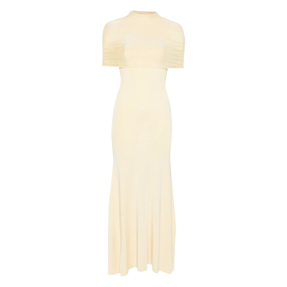 [Roland Mouret] Short sleeve dress SS26 022X-VK  YELLO