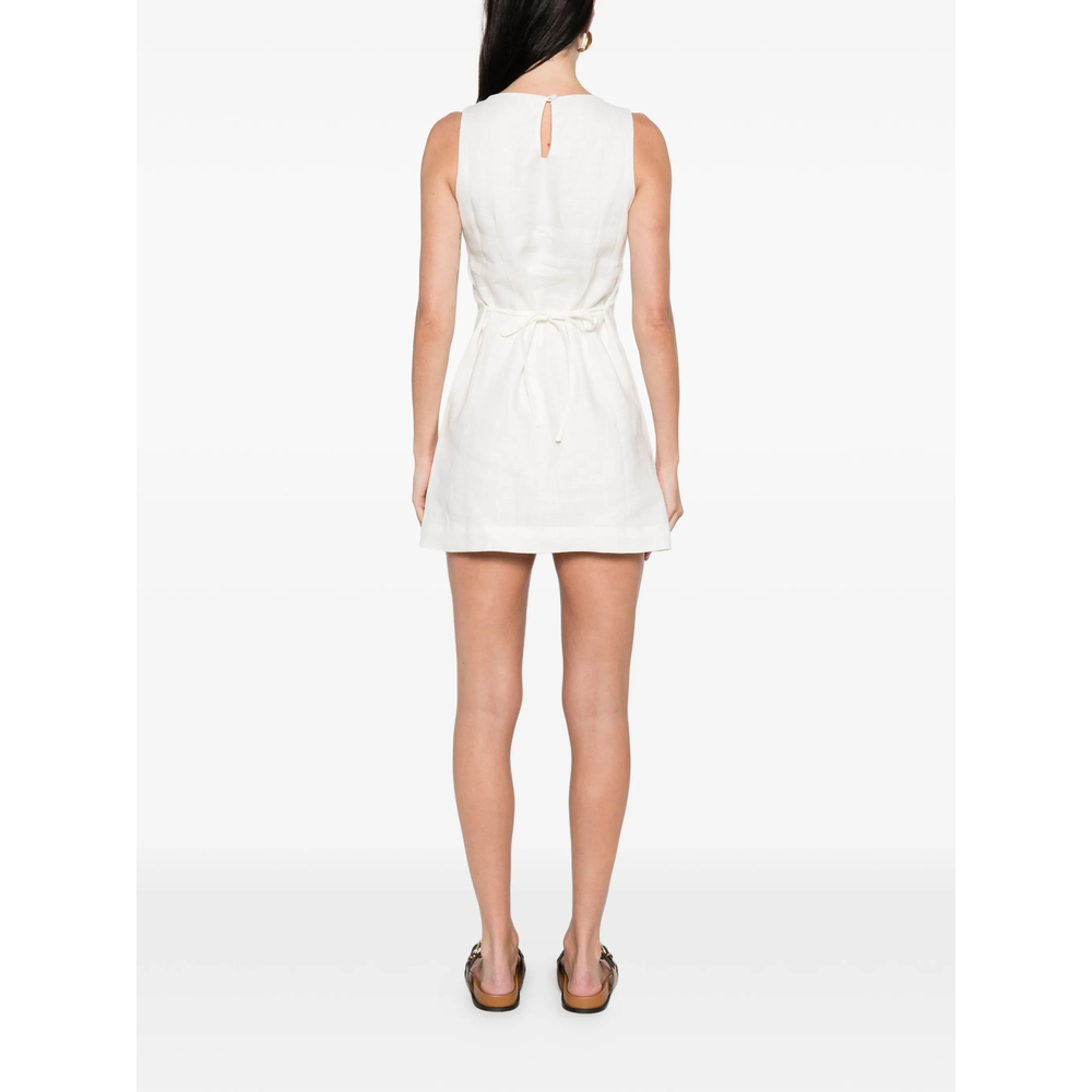 [Faithfull The Brand] Sleeveless dress SS26 FF4524-WHT ELENA MINI WHITE