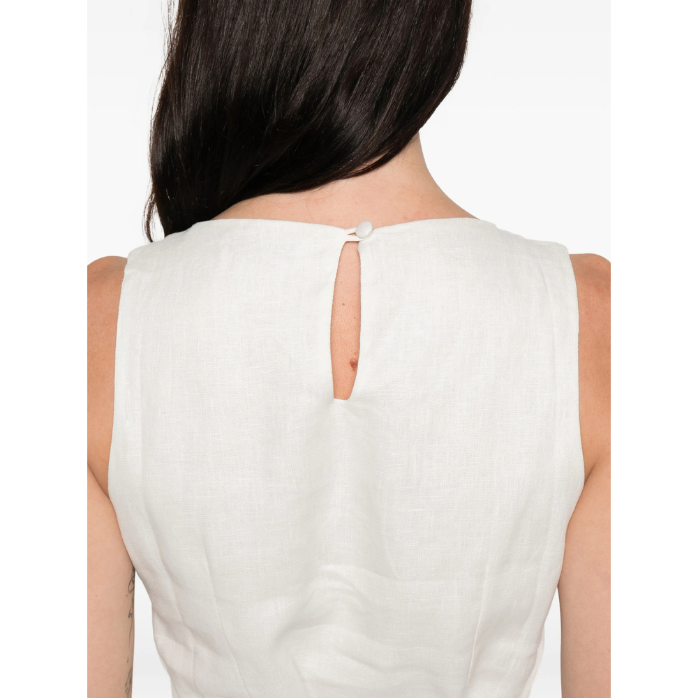 [Faithfull The Brand] Sleeveless dress SS26 FF4524-WHT ELENA MINI WHITE