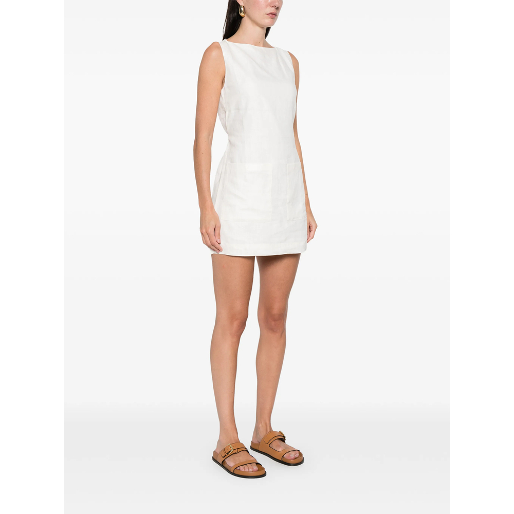 [Faithfull The Brand] Sleeveless dress SS26 FF4524-WHT ELENA MINI WHITE