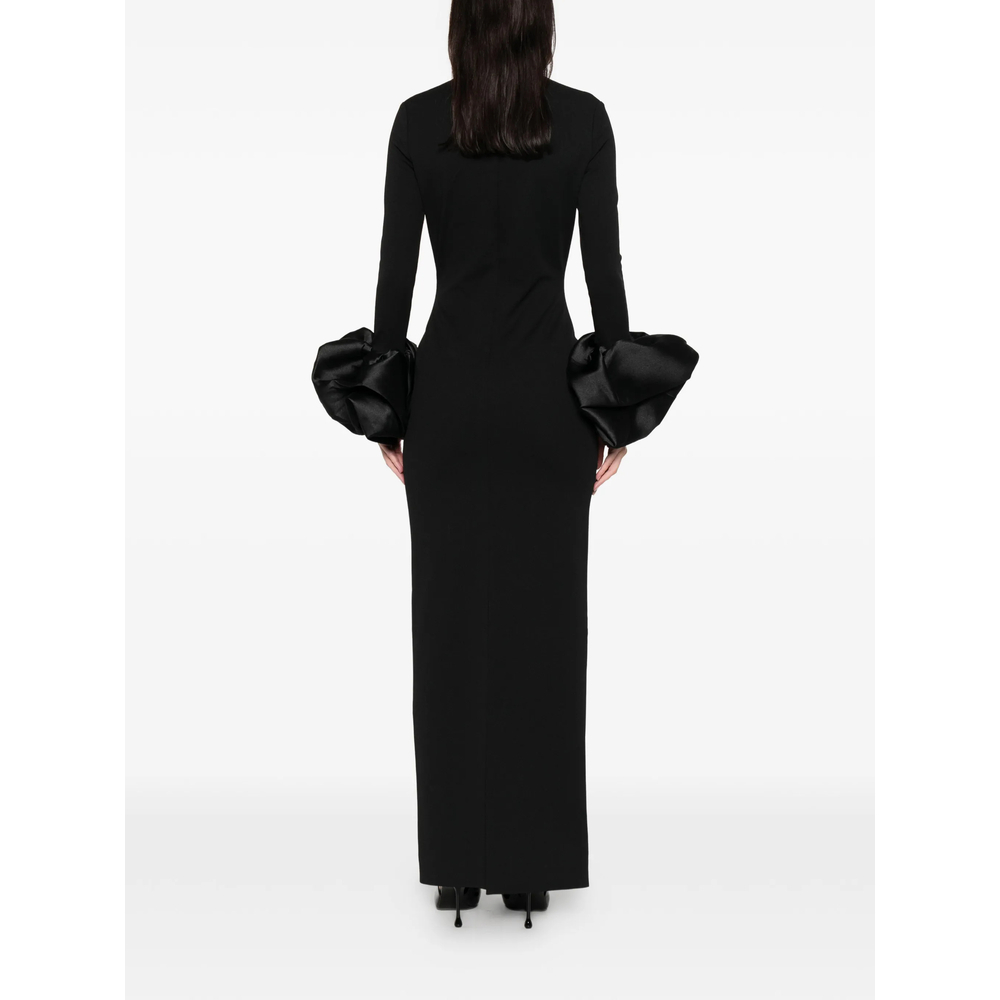 [Solace London] Long sleeve dress SS26 OS46050  BLACK