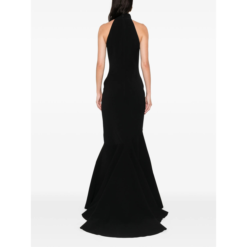 [Solace London] Sleeveless dress SS26 OS46054  BLACK