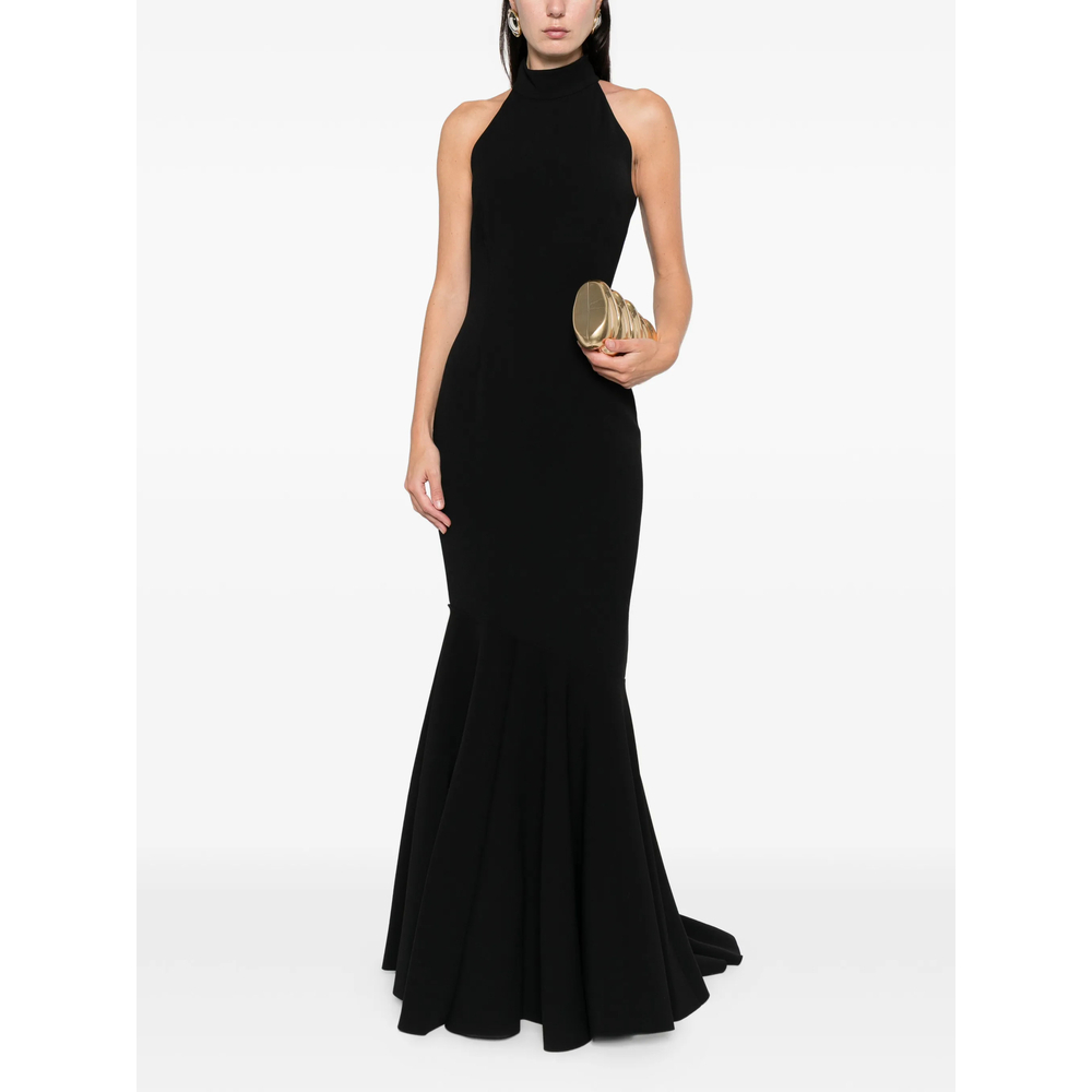[Solace London] Sleeveless dress SS26 OS46054  BLACK