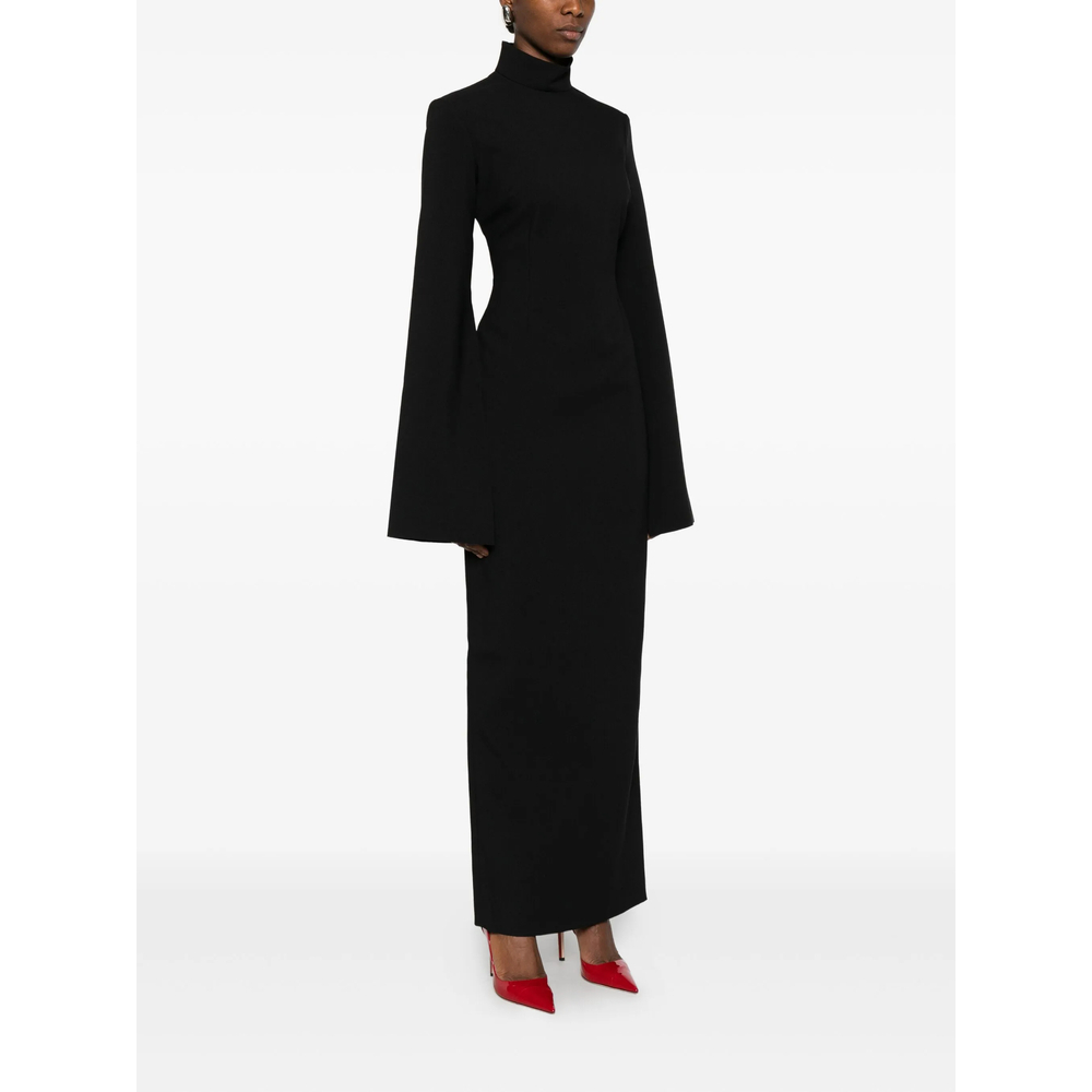[Solace London] Long sleeve dress SS26 OS46013  BLACK