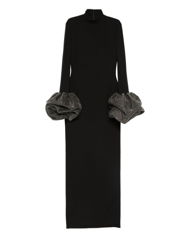 [Solace London] Long sleeve dress SS26 OS37019A  BLACK