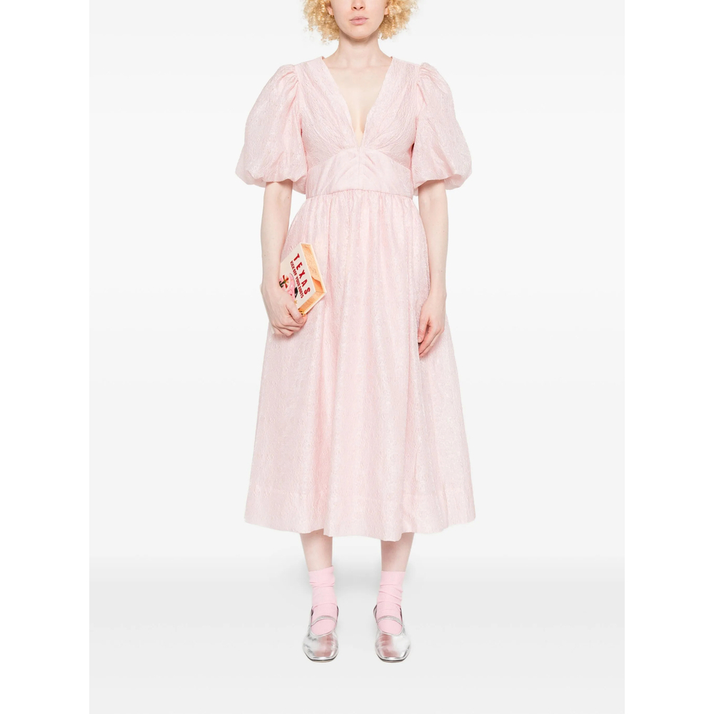 [Sea] Short sleeve dress FW25 PF25-053  PINK