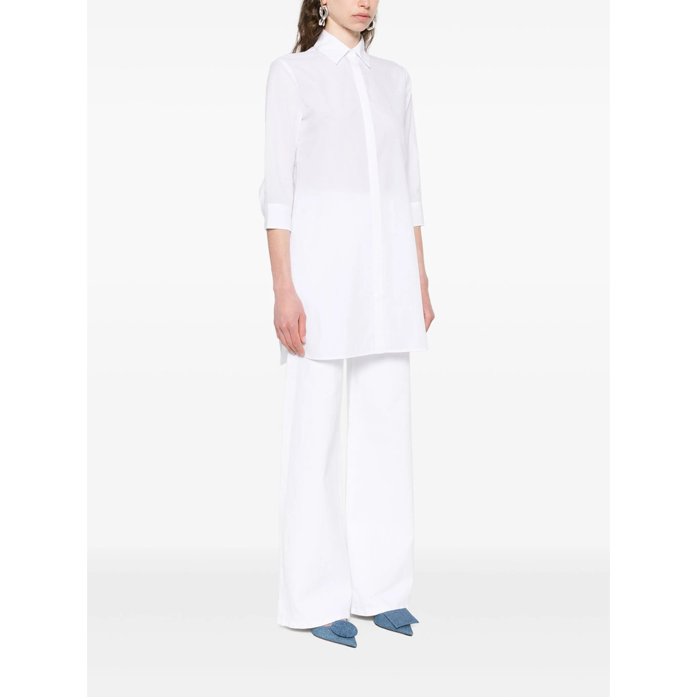 [Mazzarelli] Shirts Long Sleeve FW25 B149W/1 IRIS