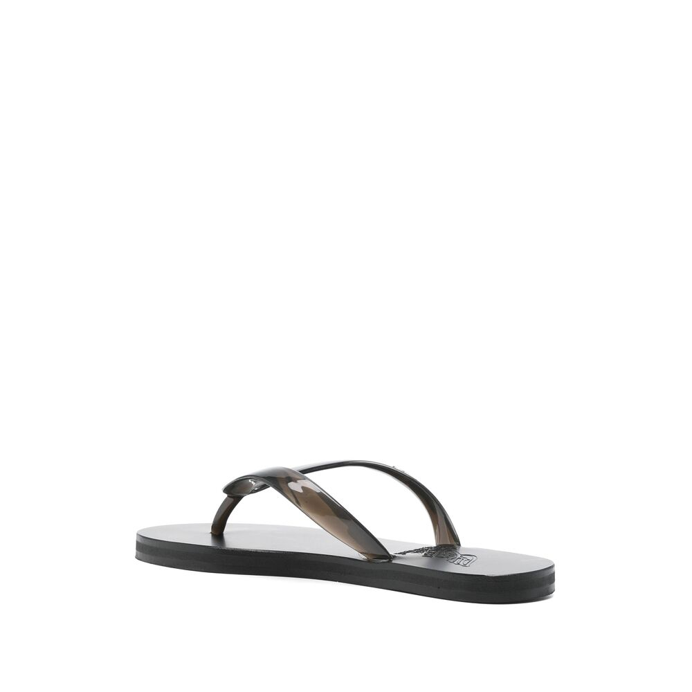 [Ancient Greek Sandals] Slippers SS26 SAIONARA JELLY JELLY/LEAT BLACK