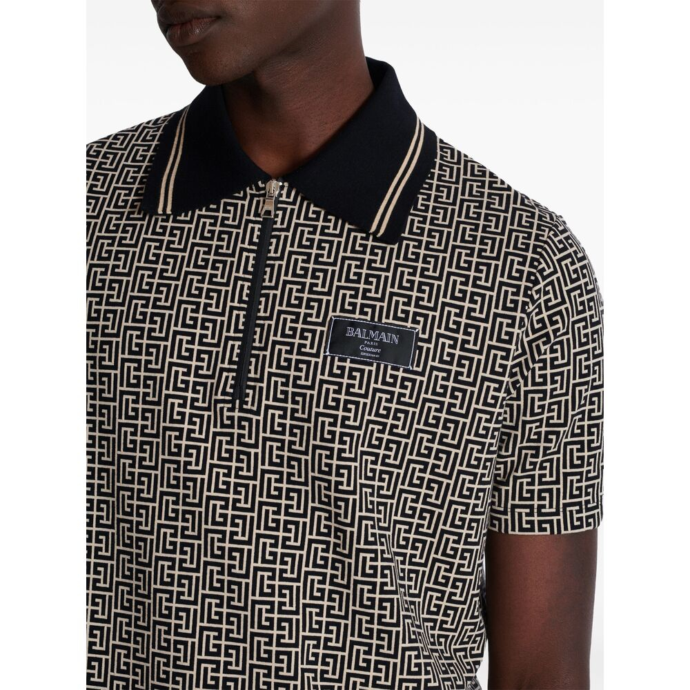 [Balmain] Shirts Short Sleeve FW26 EH1GC027 BC90 GFE