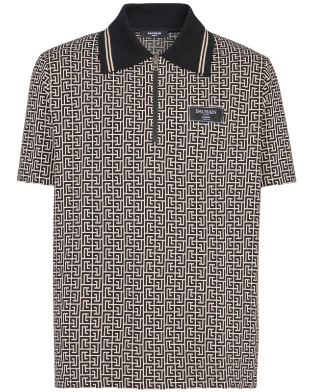 [Balmain] Shirts Short Sleeve FW26 EH1GC027 BC90 GFE